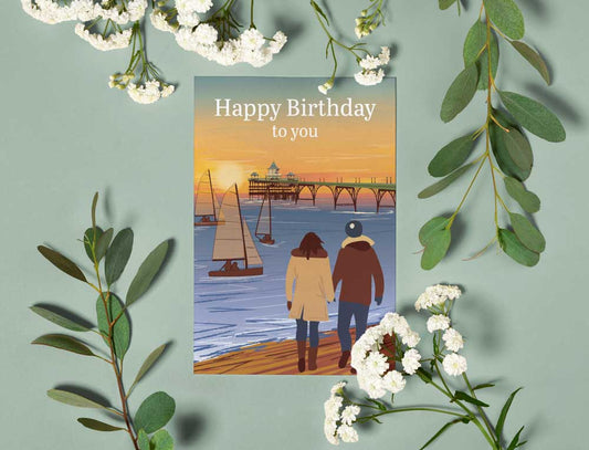 Clevedon Birthday card